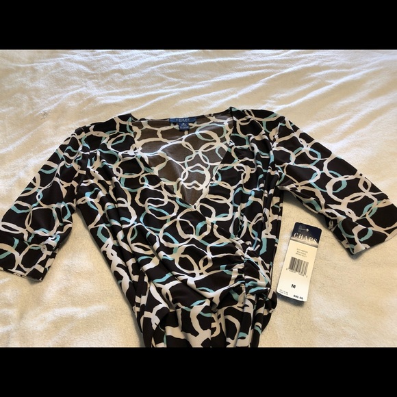 Chaps Dresses & Skirts - DRESS- Cute CHAPS Wrap dress w/ belt SZ M